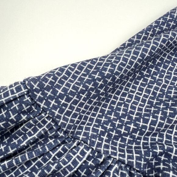 Omi Jo Play Dress in Diagonal Print Navy Peoni - Picture 2 of 5